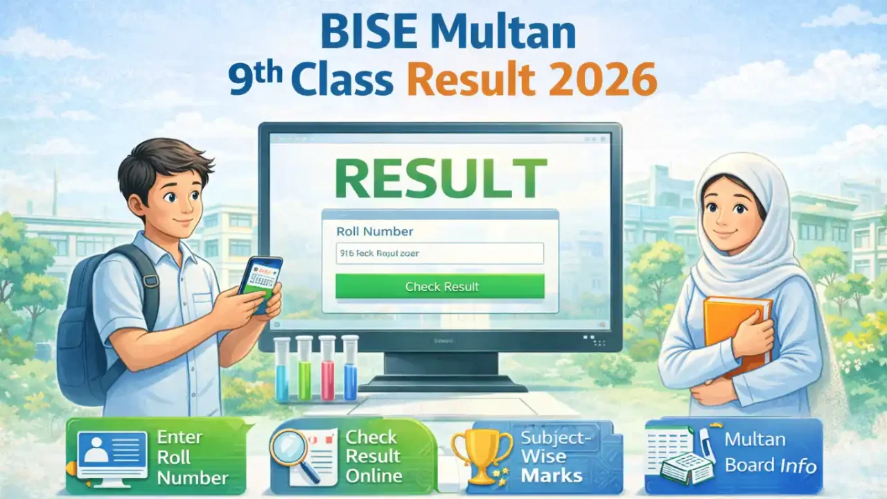 BISE Multan 2026 – Check 9th and 10th Class Results Online